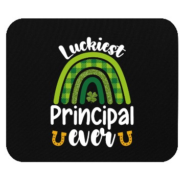 Discover Luckiest Principal Ever School St Patrick's Day Mouse Pads