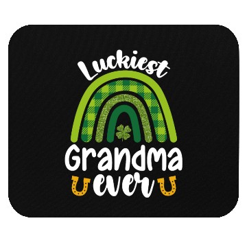 Discover Luckiest Grandma Ever Family St Patrick's Day Mouse Pads