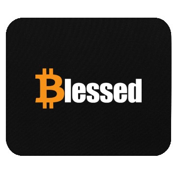 Discover Blessed Bitcoin Crypto HODL BTC Blessed Bitcoinbit Mouse Pads
