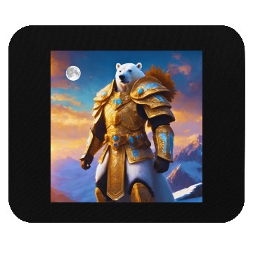 Discover King Polar Bear Mouse Pads