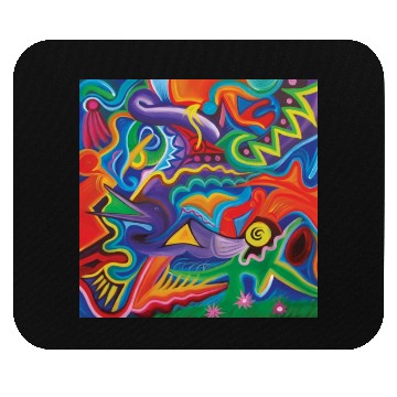 Discover Duck Flower Mouse Pads