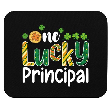 Discover One Lucky Principal School St Patrick's Day Mouse Pads