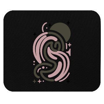 Discover Abstract Swirls Stars Sun Shapes Vector Design Mouse Pads