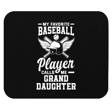 Discover My Favorite Baseball Player Calls Me Daughter Mouse Pads
