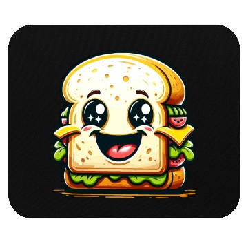 Discover Laughing Sandwich – Lunchtime laughter Mouse Pads