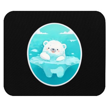 Discover Cute Polar Bear Mouse Pads