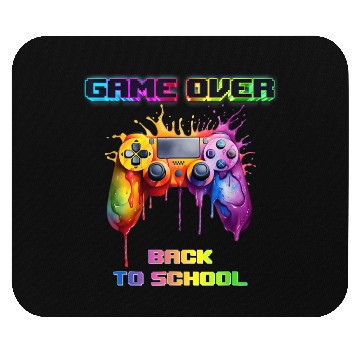 Discover Game Over Back To School First Day School Gaming Mouse Pads