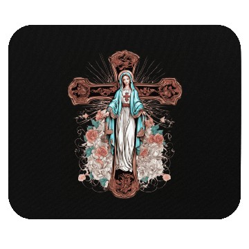 Discover Mary Our Lady of Fatima Mouse Pads