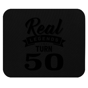 Discover Real Legends Turn 50, 50th Birthday Mouse Pads