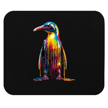 Discover Rainbow Penguin Mouse Pads