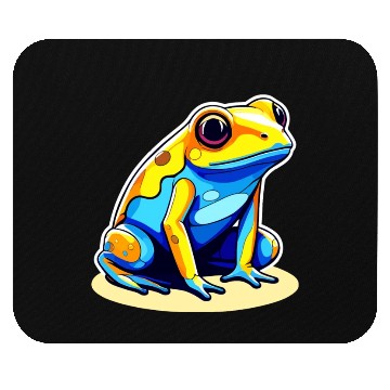Discover Golden Poison Frog Illustration Mouse Pads