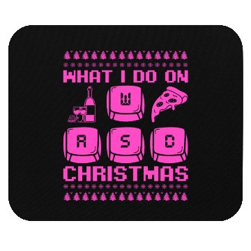 Discover Video Player What I do on Christmas WASD X-Mas Mouse Pads