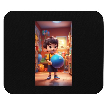 Discover A ball by the box big box Mouse Pads