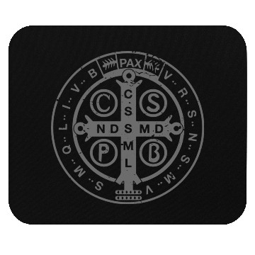 Discover Religious Catholic St. Benedict Medal | Christian Mouse Pads