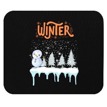 Discover Winter Season Mouse Pads