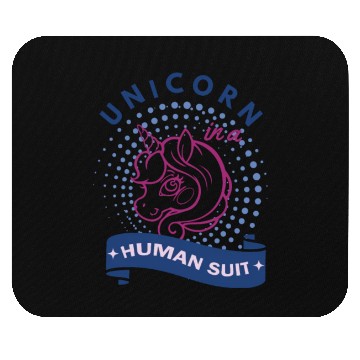 Discover Unicorn in a Human Suit Mouse Pads