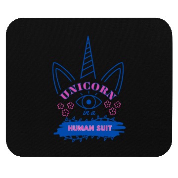 Discover Unicorn in a Human Suit Mouse Pads