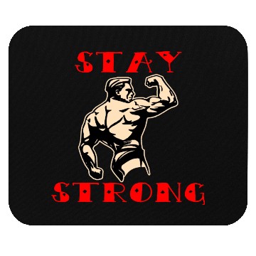 Discover Stay Strong Him Her ©WhiteTigerLLC.Com LIKE US Mouse Pads