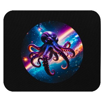 Discover Space Octopus Mouse Pads