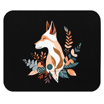 Discover Boho Wolf Design Mouse Pads