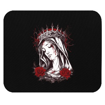 Discover Virgin Mary Mouse Pads