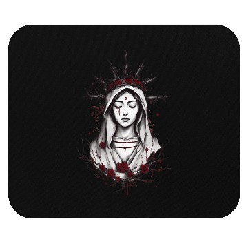 Discover Mary The Blessed Virgin Mouse Pads