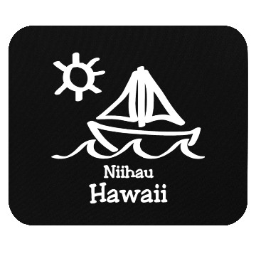 Discover Niihau Hawaii Sailboat Souvenirs Gifts Vacation Mouse Pads