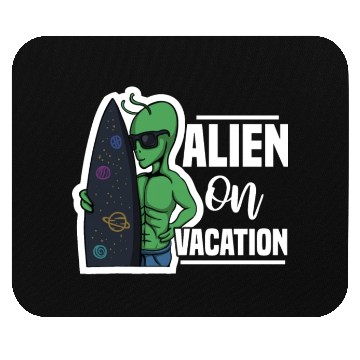 Discover Alien, Aliens, UFO, UAP, Space Unknown Flight Mouse Pads