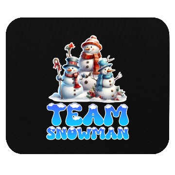 Discover Snow Fever Team Snowman Snowmen Snow Mouse Pads