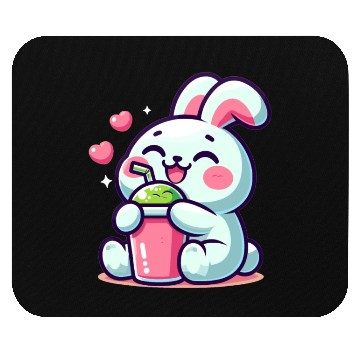 Discover Rabbit Bubble Tea Kawaii Mouse Pads