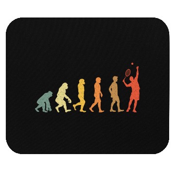 Discover Tennis Evolution vintage retro Mouse Pads