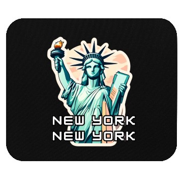 Discover New York - Statue of Liberty Mouse Pads