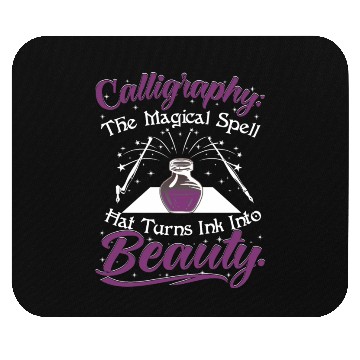Discover the magical spell that turns ink into beauty. Mouse Pads