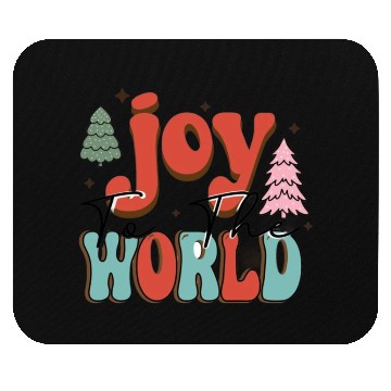 Discover Joy to the world Mouse Pads