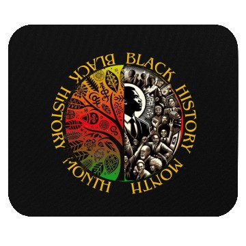 Discover Heritage Embrace: Black History Month Mouse Pads