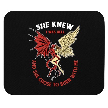 Discover Infernal Angel Passion Flames Mouse Pads