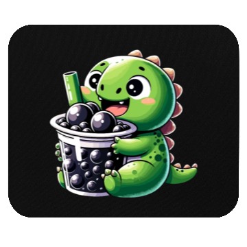 Discover Boba Tea Dragon Kawaii Mouse Pads