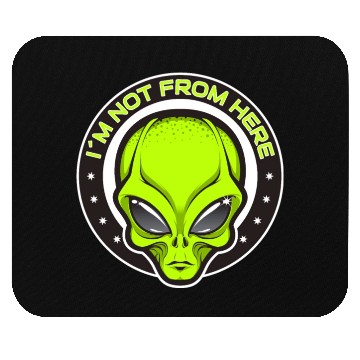 Discover Alien, Aliens, UFO, UAP, Space Unknown Flight Mouse Pads