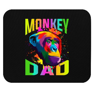 Discover Monkey Dad Mouse Pads