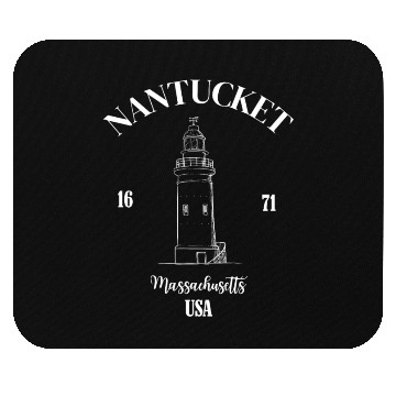 Discover Nantucket Massachusetts Mouse Pads