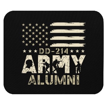 Discover DD-214 Army Alumni Military US Flag Veteran USA Mouse Pads