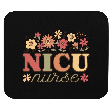 Discover NICU Nurse Floral Tribute Mouse Pads