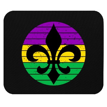 Discover Mardi Gras Fleur De Lis Mouse Pads