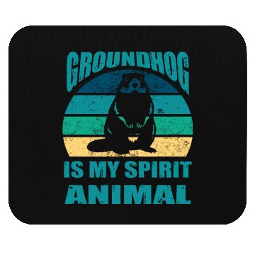 Discover funny Respect the groundhog Mouse Pads