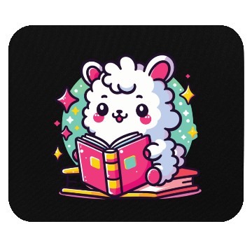 Discover Little Cute Llama Mouse Pads