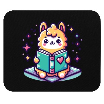 Discover Little Cute Llama Mouse Pads