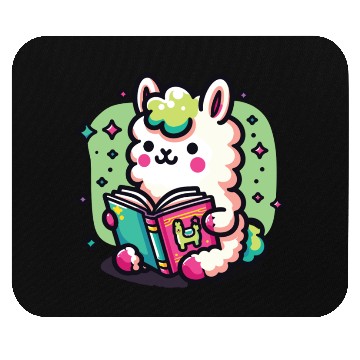 Discover Little Cute Llama Mouse Pads