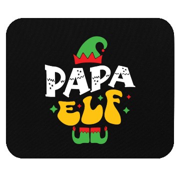 Discover Papa ELf Mouse Pads