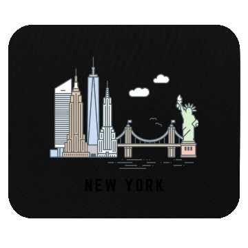 Discover New York City SKYLINE Mouse Pads
