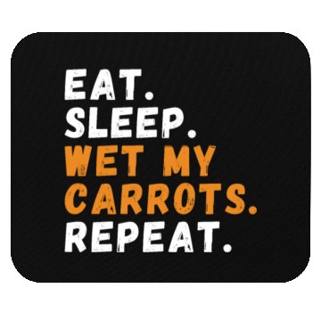 Discover Funny Garden Humor Carrot Plant Garden Mouse Pads